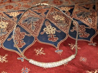 Picture of Vintage Signed Swarovski Silver Crystal Choker Necklace
