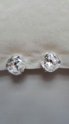 Picture of Gorgeous Swarovski Crystal Cushion Clip Earrings UK