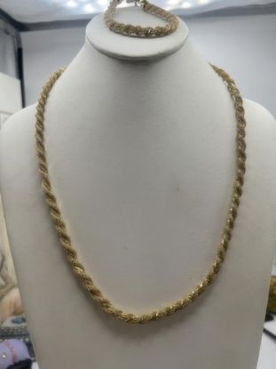 Picture of Trifari Gold Plated Vintage Mesh Chain Set