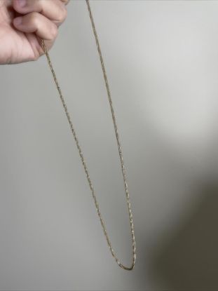 Picture of Vintage Estate Gold Twisted Rope Chain Necklace