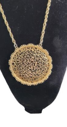 Picture of Goldtone Statement Necklace 20 Inch Chain