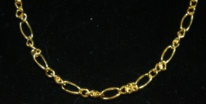 Picture of 18k Gold Plated Figaro Chain 3mm