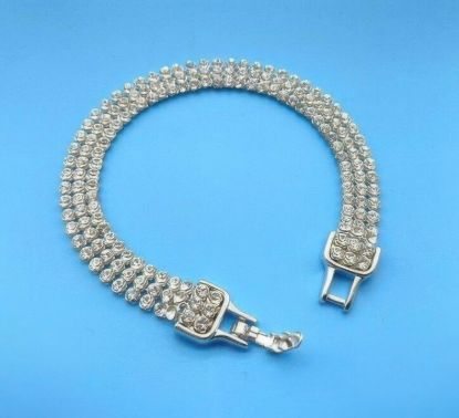Picture of Signed Vintage Swarovski Crystal Rhinestone Tennis Bracelet