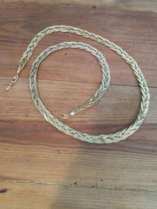 Picture of Vintage Napier Gold Tone 30 Inch Necklace
