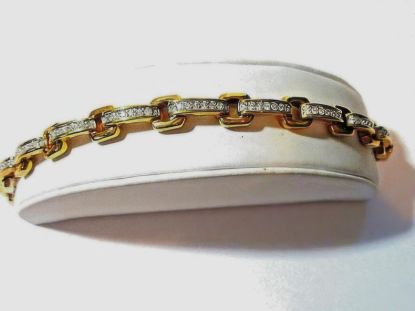 Picture of Swarovski Gold Tone Crystal Sparkly Bracelet
