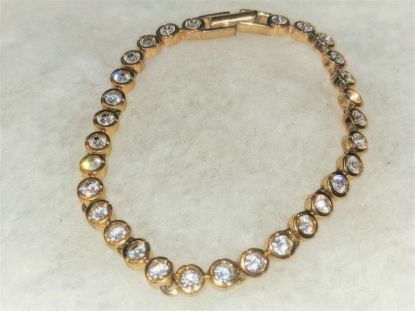 Picture of Swarovski Vintage 70s Crystal Pave Tennis Bracelet
