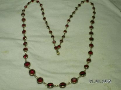 Picture of Swarovski Signed Swan Red Crystal Necklace