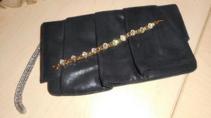 Picture of Swan Swarovski Gold Tone Oval Crystal Bracelet