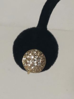 Picture of Authentic Vintage Swarovski Gold Tone Earrings
