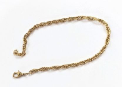 Picture of Vintage Monet Gold Tone Braided Chain Bracelet
