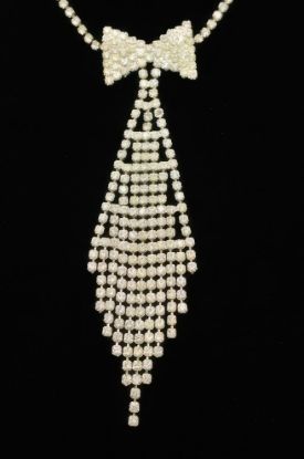 Picture of True Vintage 80s Rhinestone Crystal Collar Necklace