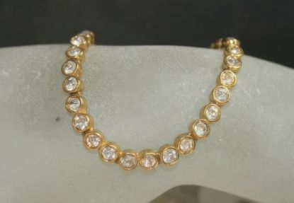 Picture of 1980s Gold Plated Swarovski Tennis Bracelet