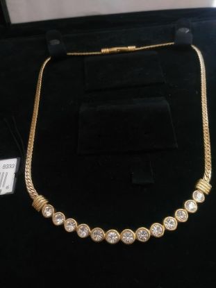 Picture of Genuine Signed Swarovski Swan Crystal Necklace 16