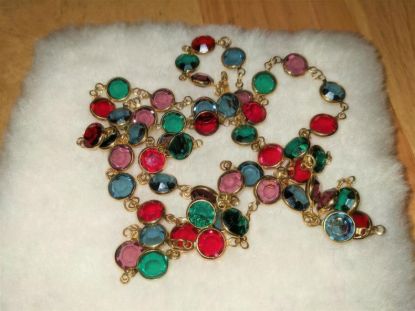 Picture of Vintage Swarovski Multicolor Swan Crystal Necklace